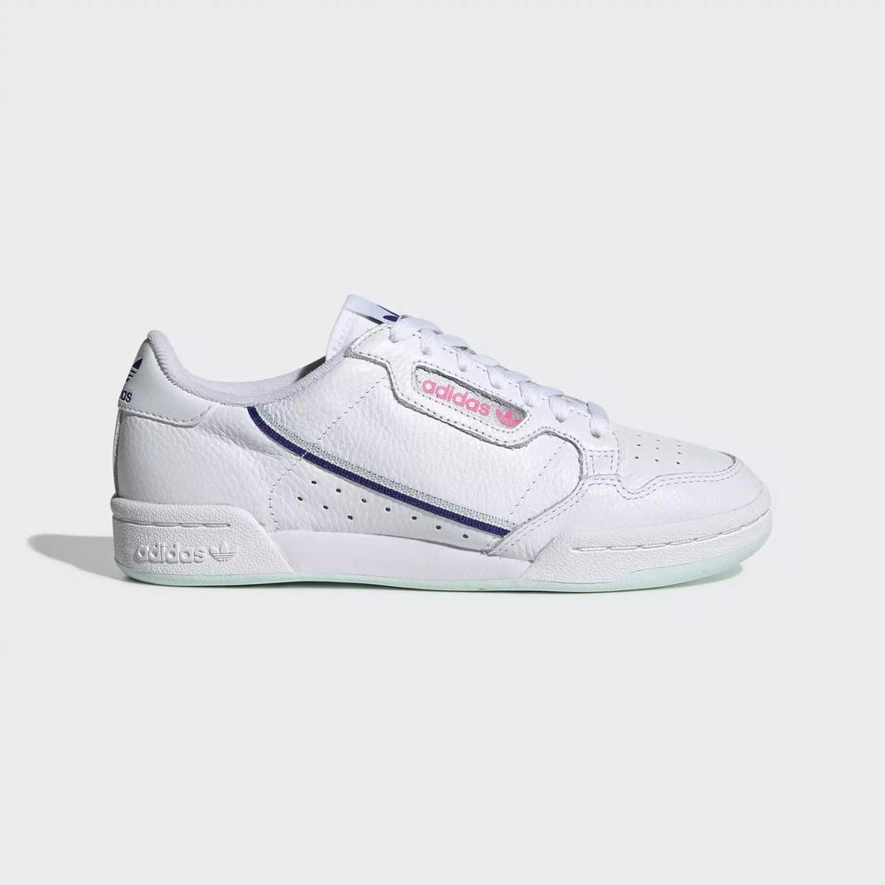 Adidas Continental 80 Tenis Blancos Para Mujer (MX-49932)